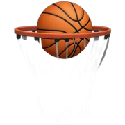 Basket ball sticker