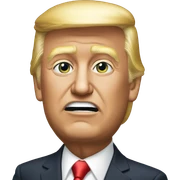 trump com um visto  sticker