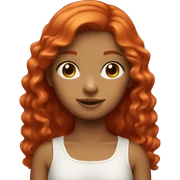 Red head girl sticker