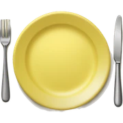 empty yellow plate  sticker