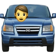 Blue 2004 Honda pilot  sticker