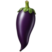 aubergine sticker