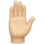 isometric hand sticker