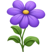 Purple flowers  sticker