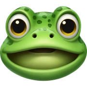 Frog hero sticker