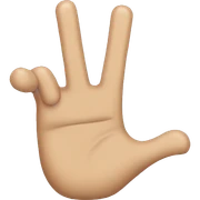 finger guns sticker
