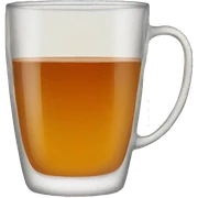 Tea glass sticker