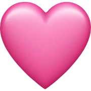 Pink heart sticker