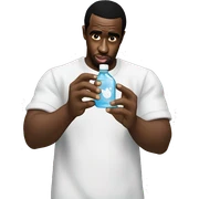 P diddy holding baby oil  sticker