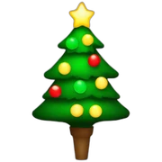christmas tree light sticker