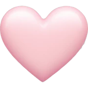 pastel pink heart sticker