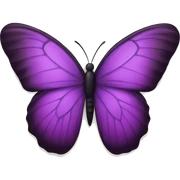 purple butterfly next to the letter W sticker
