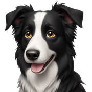 Border collie sticker