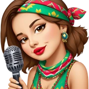 Colorful Singer sticker