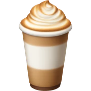 Aesthetic latte sticker