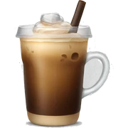 Ice coffee sticker