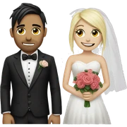 Emo wedding  sticker