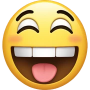 Happy face sticker
