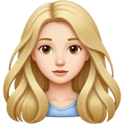 Pretty girl with long hair sticker