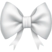 white bow sticker