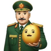 lukashenko holding potato sticker