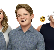 happy moment with friends sticker