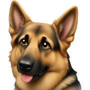 German Shepherd sticker