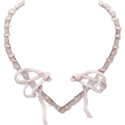 light pink heart with laces  sticker