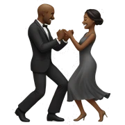 Husband and wife dancing  sticker
