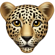 Leopard heart sticker