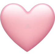 Light Pink heart sticker