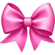 Pink bow  sticker