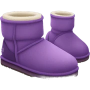 Purple Ugg slippers sticker