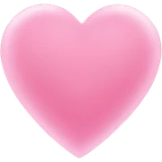 Pink heart sticker