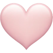pastel pink heart sticker