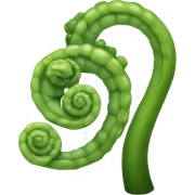 Fiddleheads sticker