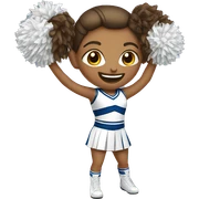 Cheerleader sticker