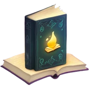 magical learning book sticker