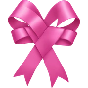 Pink ribbon sticker