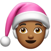 Pink Christmas  sticker