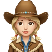 Cowgirl sticker