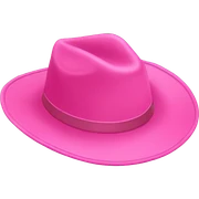 pink country hat sticker