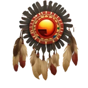 native american flag sticker