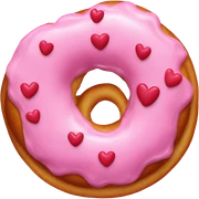 valentine donut sticker