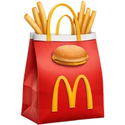 Mcdonald’s bag sticker