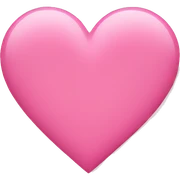 Pink heart  sticker