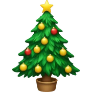 christmas tree sticker