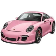 porshe rose sticker