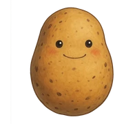 ghibli style potato sticker