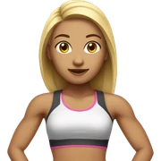 Gym girl sticker